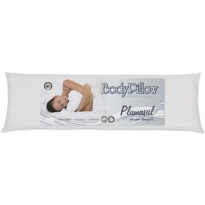 Travesseiro Penas De Ganso Plumasul Body 150x50 Cm Branco