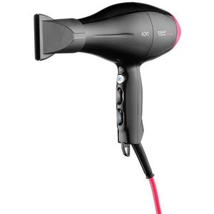 Secador De Cabelos Taiff Titanium Colors Com Emissão De íons Motor Ac Profissional 2100w Preto E Rosa 220v