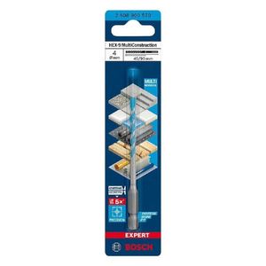 Broca Multiconstruction Hex-9 - 4 X 90mm - Bosch