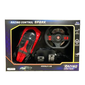 Carrinho Racing Control Spark Vermelho E Preto Multikids - Br1338 Preto/Vermelho