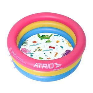Piscina Inflável Infantil 88L Circular Fundo Do Mar Atrio - Es302 Multicolor