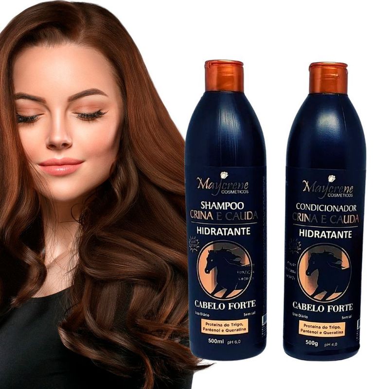 Kit 3 Shampoo Para Cabelo Cacheados Óleo Coco 500ml Maycrene