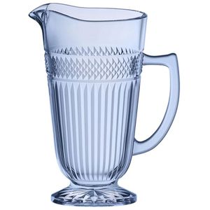 Jarra L Hermitage Republic Em Vidro Azul Luster 1,2 L Azul