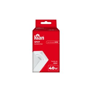 Spot Sobrepor Quadrado + Lâmpada Mr16 6w Branco Frio