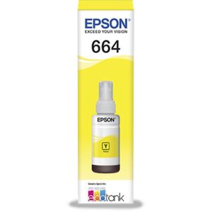 Garrafa Para Ecotank T664 Amarelo T664420al