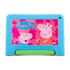 Tablet Multi Peppa Pig Com Controle Parental 2gb Ram + 32gb + Tela 7 Pol + Android 13 (go Edition) + Processador Quad Core Preto - Nb402 Nb402