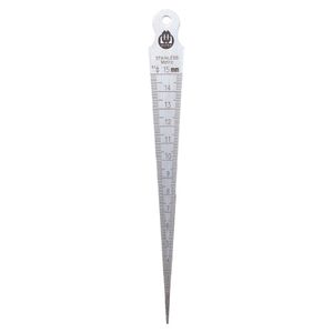 Gabarito Graduado De Medição Rápida De Folga Ranhura Diâmetro De Furos Mm-pol 1~15mm Res 0.1mm Werka