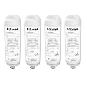 Kit 4 Refil Filtro Purificador Colormaq Acqua Eletronico Original