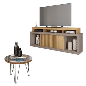 Conjunto Rack Bancada Sun Com Mesa Iron De Brinde Caemmun