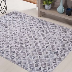 Tapete 100x150cm Ecológico Niazitex Cinza