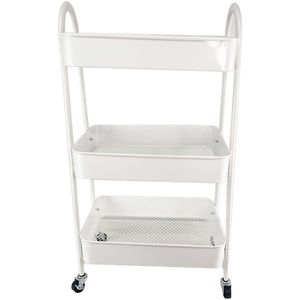 Carrinho Organizador 3 Andares Rack Multiuso Prateleira