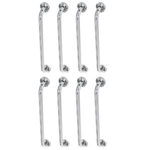 Alça De Apoio 60cm Barra Inox Acessibilidade Kit 8 Unidades Gestante Idoso Anti Queda