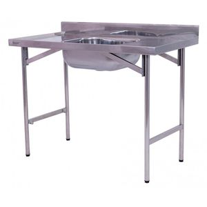 Pia Industrial Benfati Inox 430 150x60cm Com 1 Cuba 502
