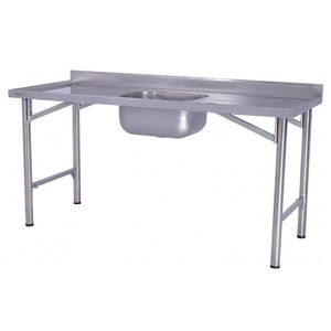 Pia Industrial Benfati Inox 304 120x60cm Com 1 Cuba 711