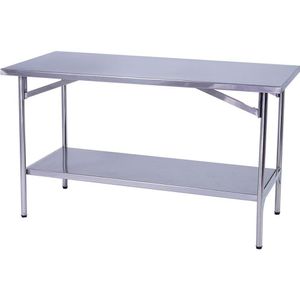 Mesa De Manipulação Inox 190x70cm Benfati Tb 1 1/4" Paneleiro Liso
