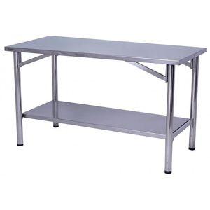 Mesa De Manipulação Benfati Inox 430 150x70cm Paneleiro Liso Tb 2" 407cl