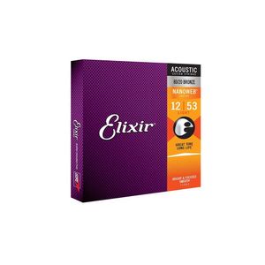 Corda .012 Light Para Violão Aço Nanoweb Elixir