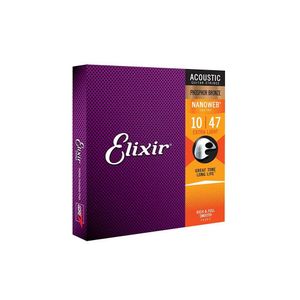 Corda .010 Extra Light Phosphor Bronze Violão Aço Elixir