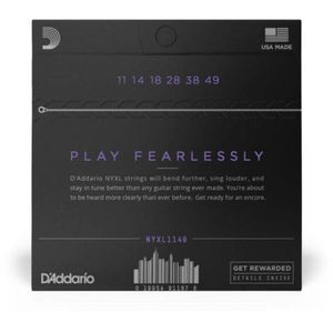 Encordoamento Para Guitarra .011 Nyxl1149 D Addario
