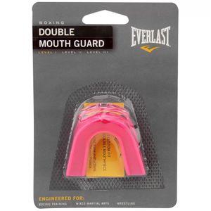 Protetor Bucal Duplo Silicone Everlast Cor Rosa