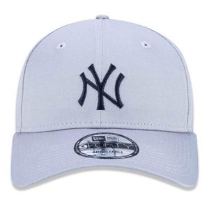 Boné Aba Curva New York Yankees Bon158 New Era Cor Cinza