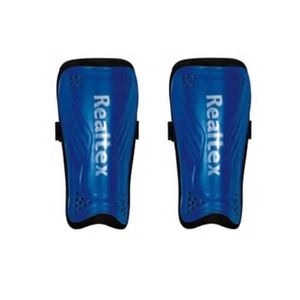 Caneleira De Futebol Protetor Esportivo Com Suporte Azul
