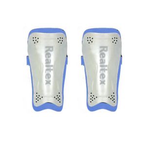 Caneleira De Futebol Protetor Esportivo Com Suporte Branco