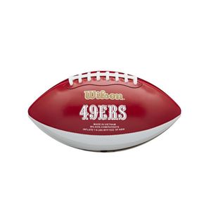 Bola Futebol Americano Nfl Mini Peewee Team San Francisco 49ers Wilson Cor Vermelho