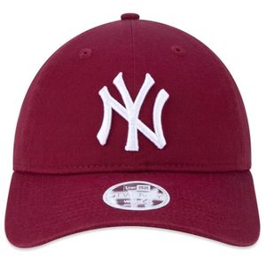 Boné Feminino 9twenty Strapback Mlb New York Yankees Aba Curva New Era Cor Vermelho