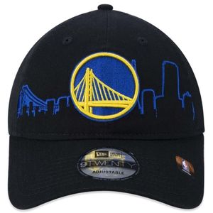Boné Nba 9twenty Golden State Warriors Tip-off Aba Curva New Era Cor Preto