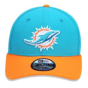 Boné 9forty Miami Dolphins Nfl New Era Cor Verde-laranja