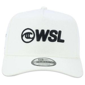 Boné 9forty A-frame Snapback Wsl Aba Curva New Era Cor Bege