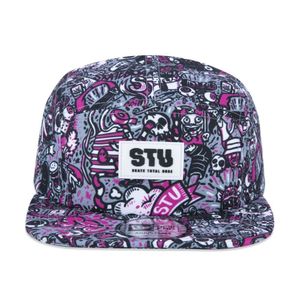 Boné Camper Strapback Stu Skate Total Urbe Aba Reta Color New Era Cor Colorido
