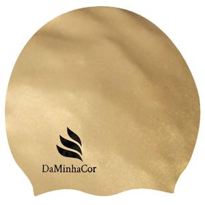 Touca De Natação Afro M Daminhacor Cor Dourado