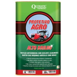 Protetivo Agro Alto Brilho Para Máquinas E Seus Implementos 5 L Quimatic Tapmatic