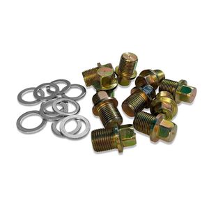 Bujão Com Arruela M13 X 1,5 - 10 Peças