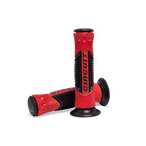 Manopla Circuit Interlagos Bicomp Ii Preto/vermelho