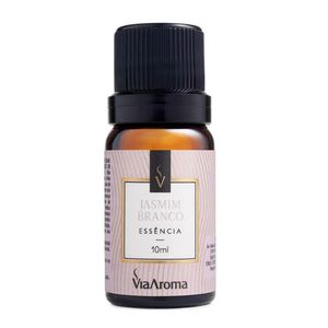 Essência Aromatizante Via Aroma Para Aromatizador Elétrico 10ml Jasmim Branco