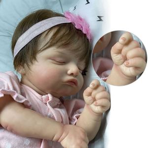 Bebe Reborn Rosalie Dormindo 45 Cm