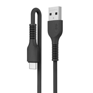 Cabo De Dados Usb Type C 2m Letron Alta Resistencia Pvc Pret