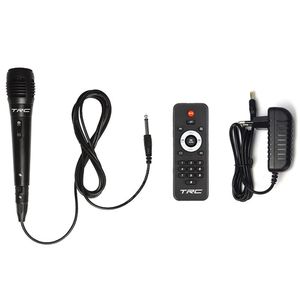 Caixa De Som Amplificada Trc 5590 Com Bluetooth, Rádio Fm E Entrada Usb - 1000w Preto