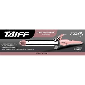 Modelador De Cabelos Taiff Fox 3 Bivolt Cromado Bivolt