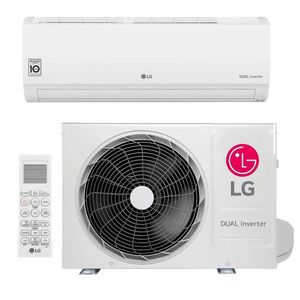 Ar Condicionado Hi Wall Lg Dual Voice Inverter 9.000 Btus Quente E Frio 220v