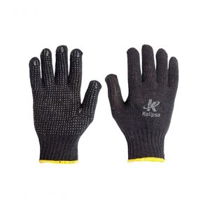 Luva Malha Tricot Acrilon Pigment Preta Encart