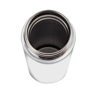 Garrafa Térmica Inteligente De Inox 500ml Tampa C-sensor De Temperatura Led água Café Chá Branco
