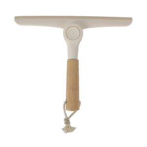 Rodo De Pia Oikos Com Cabo De Bambu Dobrável Off-white