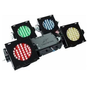 Kit 4 Canhão Led, Iluminação Dj Profissional Casa Noturna