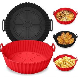 Forma De Silicone Para Airfryer 19cm Resistente Ao Calor Antiaderente Forma Para Pães Bolos Comida S 19 Cm