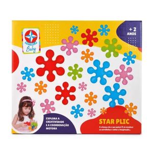 Star Plic Baby 30 Peças Brinquedo Educativo De Atividades De Montar - Estrela