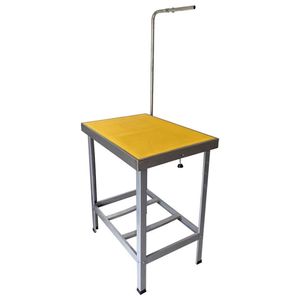 Mesa De Banho E Tosa Inox Alcapet 80x55cm Amarelo Apis-14p